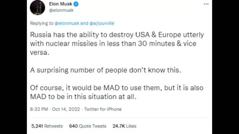 Elon Musk Warns The World Of The Unthinkable In Two Now Deleted Tweets!