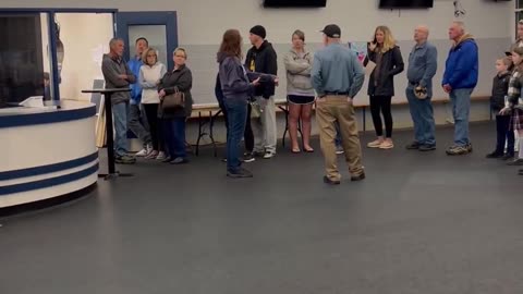 Voting machines are down in deep red Cambria County, PA. STAY. IN. LINE.