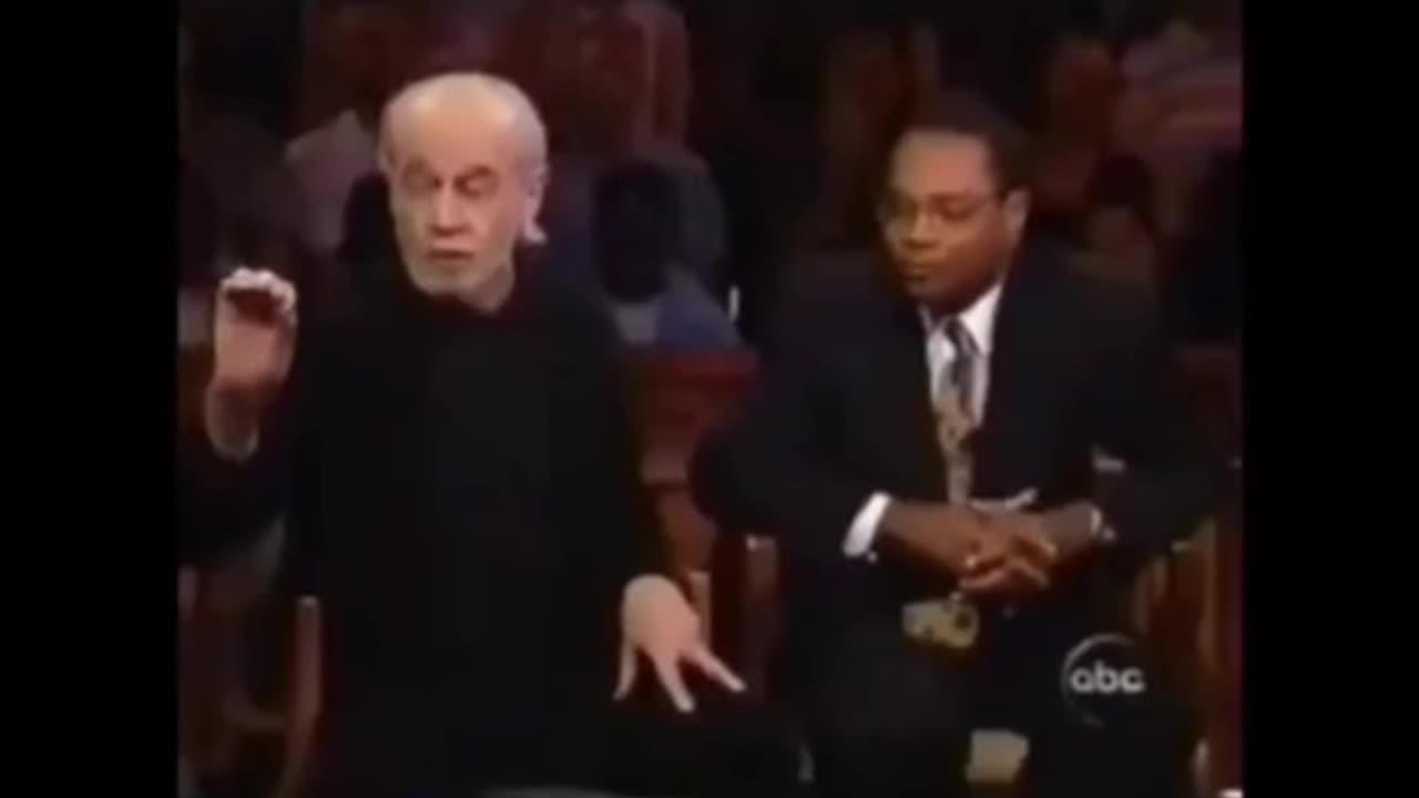 George Carlin Exposes The Cabal (...and the guy sat next to him)