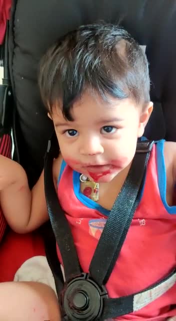 Krishiv speaks first clear Word of his Life.Not Holi Colours, But A Feed of Beet Root Mashed.