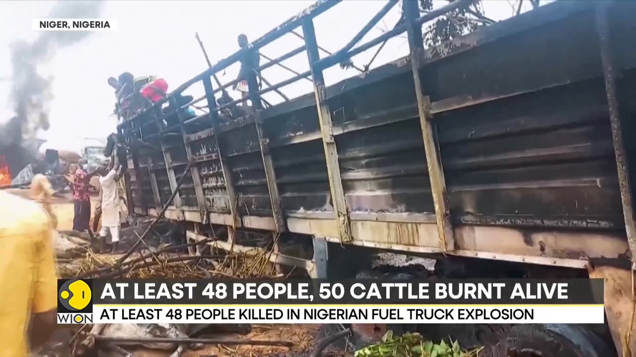 At least 48 people killed in Nigerian fuel truck explosion | World News | Latest English News |WION