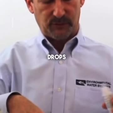 This is a demonstration of how quickly chlorine enters your body through the water