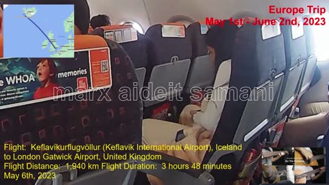 May 6th, 2023 12e Flight KEF to LGW