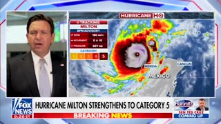 Ron DeSantis says Kamala Harris has no role in hurricane preparation.