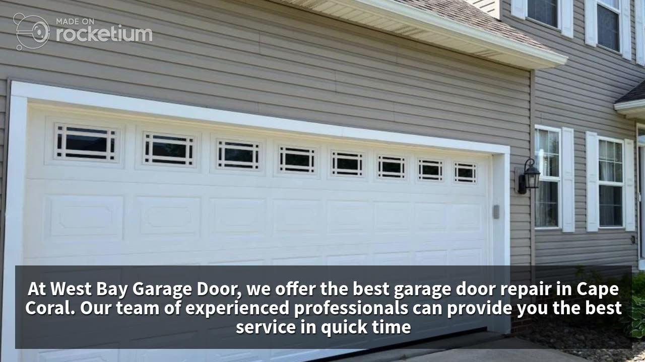 Experienced Garage Door Service Provider in Cape Coral, FL