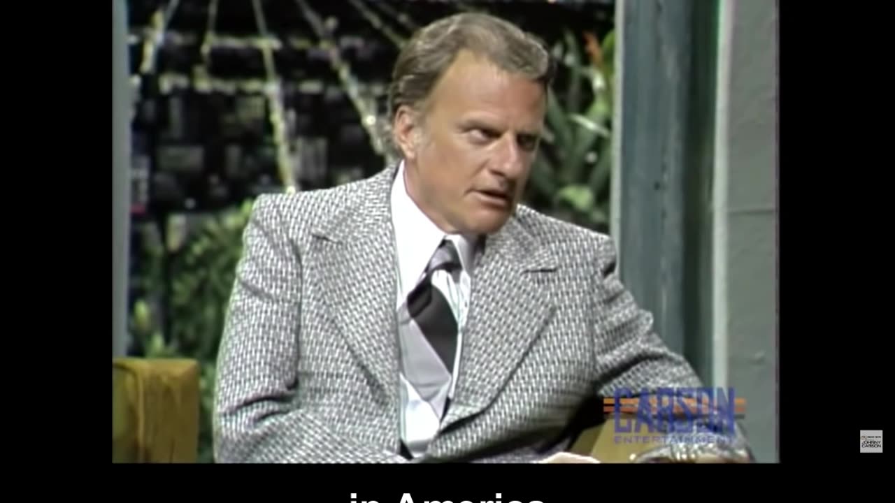 Johnny Carson Visit With Billy Graham