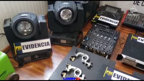 PDI recupera equipos de audio sustraídos desde centro de eventos de Mantagua