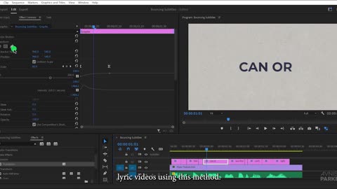 🔥 Premiere Pro Tutorial: Make Trending BOUNCY Subtitles