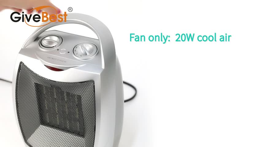 GiveBest Portable Electric Space Heater with Thermostat