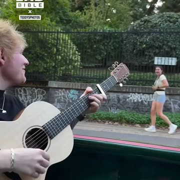 Ed Sheeran Randomly Serenades A Jogger 😅
