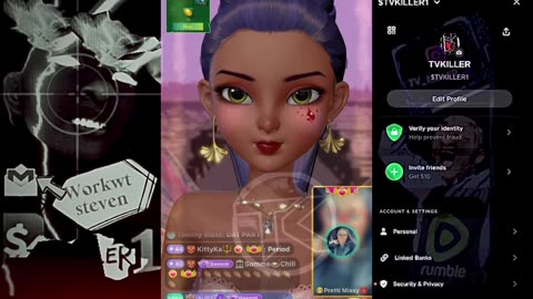 MESSY CALLER TOP GIFTER PRETTI MISSY DROPPED HER BADGE