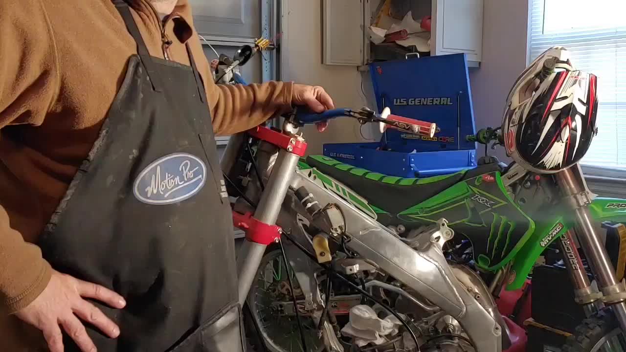 Dirt bike maintenance