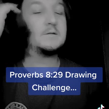 Proverbs 8.29 - Flat Earth Drawing