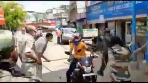 Funny video Punjabi police lockdown 😂😂😂😂😂