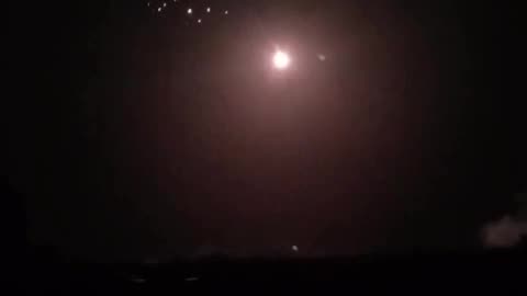 💪💥 Destruction of Shahed UAV at night!