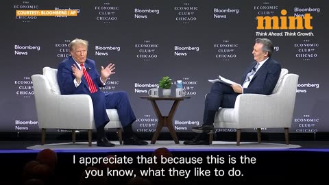 Donald Trump Spars With Bloomberg Editor On Tariffs In Latest Interview, Reveals Favourite Word