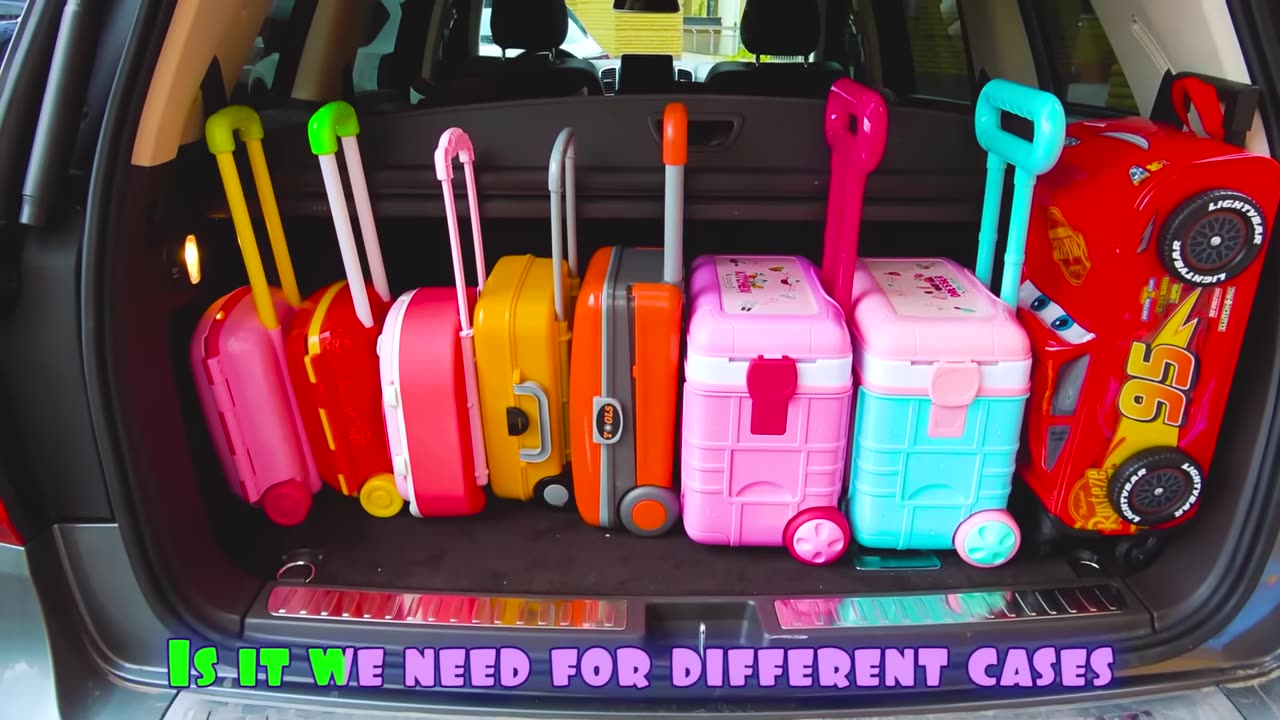 Five Kids Suitcases Song Nursery Rhymes