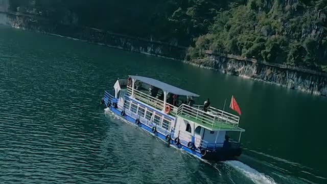 Wanfeng Lake in Xingyi, Guizhou, China