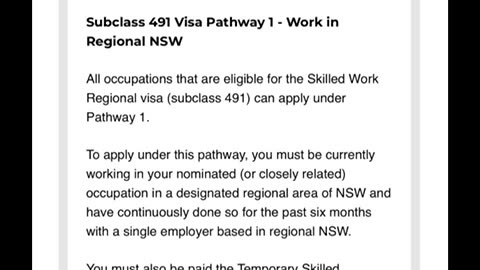 Australia Skilled Work Regional Visa 491: Your Pathway to Regional NSW Opportunities!