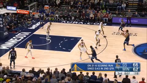 Golden State Warriors vs. Minnesota Timberwolves Full Highlights 3rd QTR _ Jan 16 _ 2022 NBA Season