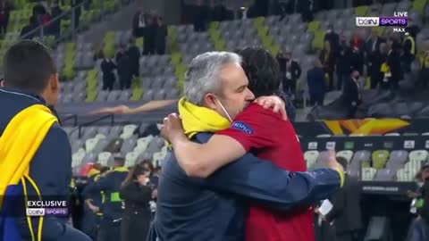 Rashord and Bruno Fernandez cry after penalty shoot out.