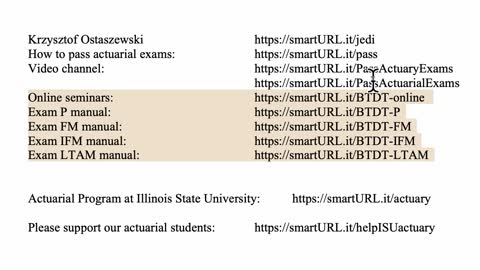 Exam LTAM exercise for July 27, 2021