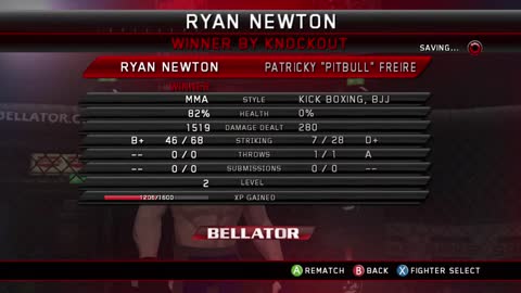 Bellator MMA Onslaught Xbox One S Gameplay