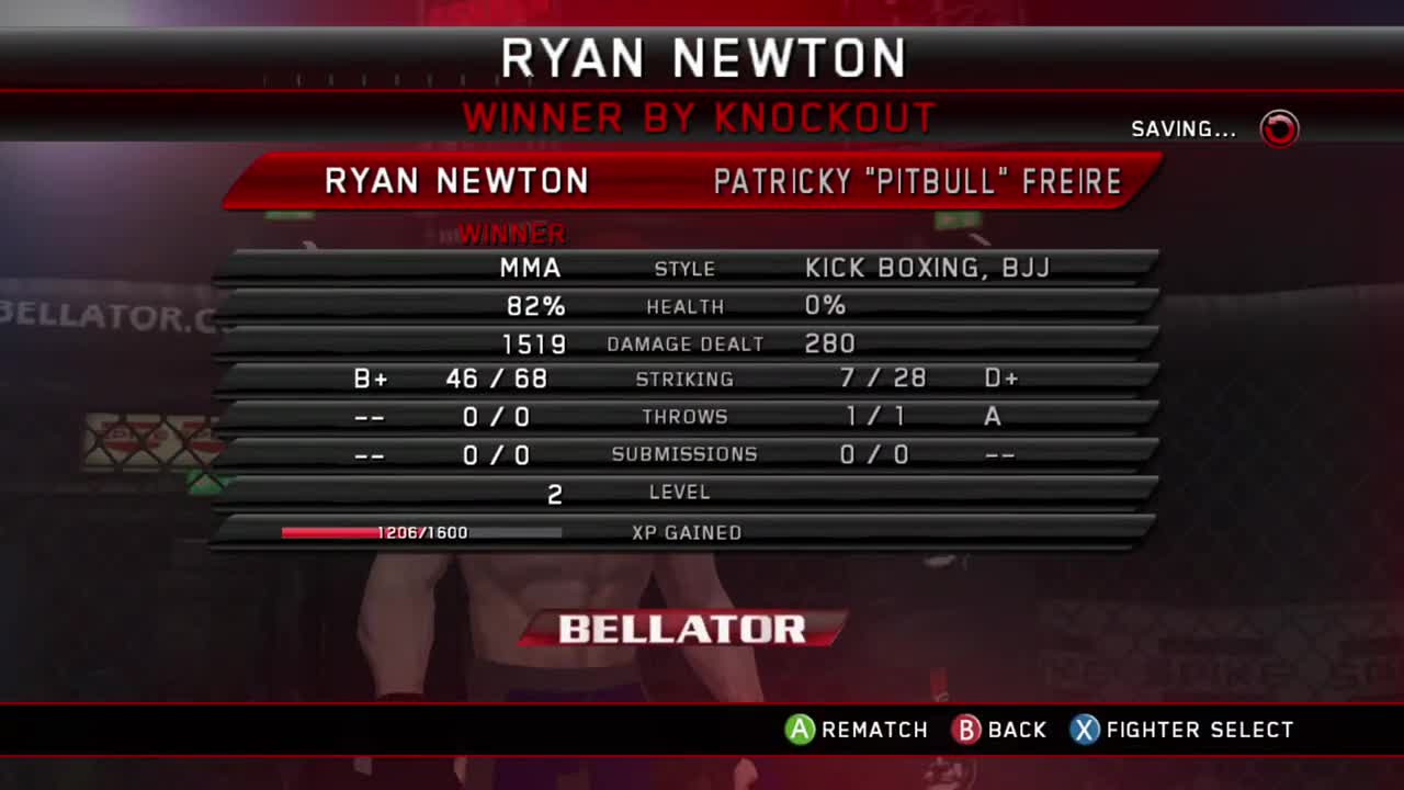 Bellator MMA Onslaught Xbox One S Gameplay