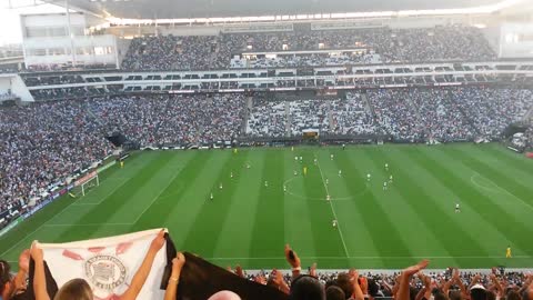 Corinthians fans. at itaquera Corinthians campeao stadium