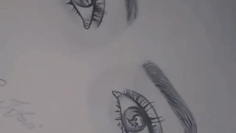 sketch eyes with pencil