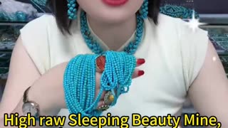 2024-1216-01 High raw Sleeping Beauty Mine, natural raw turquoise stones,turquoise jewelry