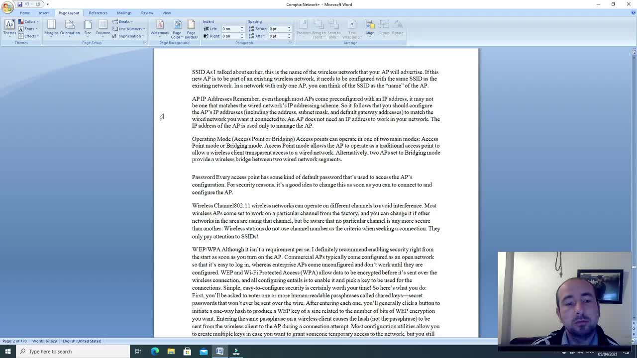 Comptia network + part 40
