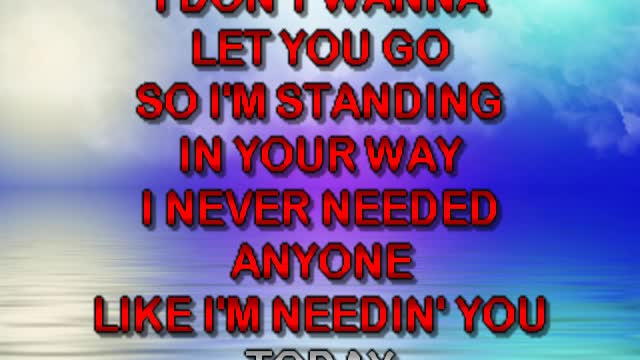 kbkaraokeking Do I Have To Say The Words (Adams)