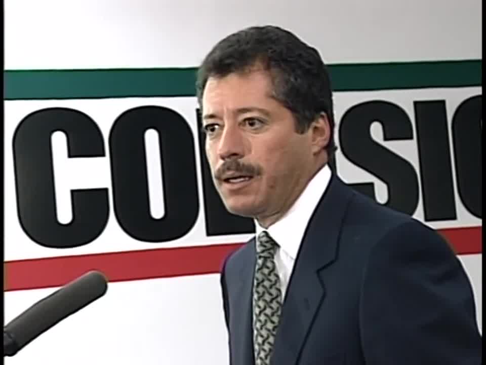 Colosio Ensayo del discurso del 6 de marzo de 1994