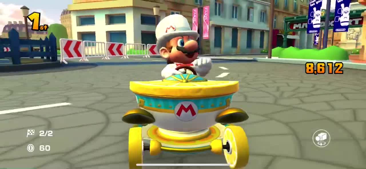 Mario Kart Tour - Paris Promenade 3R Gameplay