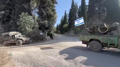 Video shows IDF vehicles transferring Hezbollah rocket launchers to Israel