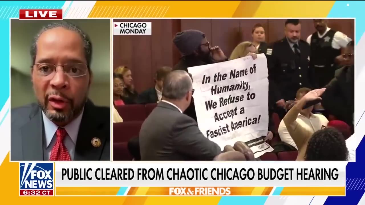 'No end in sight' Chicago hearing ERUPTS into chaos over migrant spending