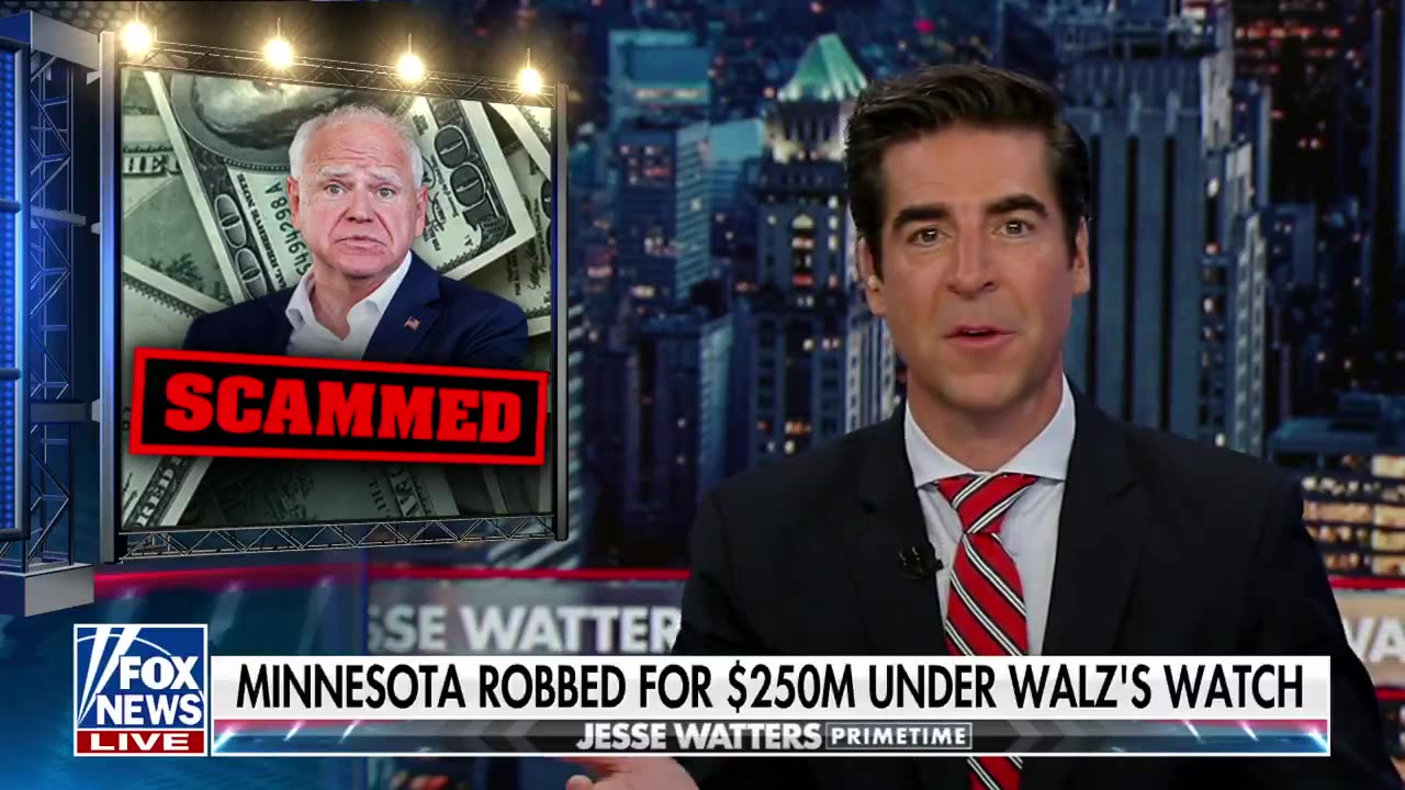 Jesse Watters: Another Tim Walz bombshell just dropped. As governor, Walz let a gang