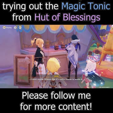 Jean and Kaeya in the Hut of Blessings 4