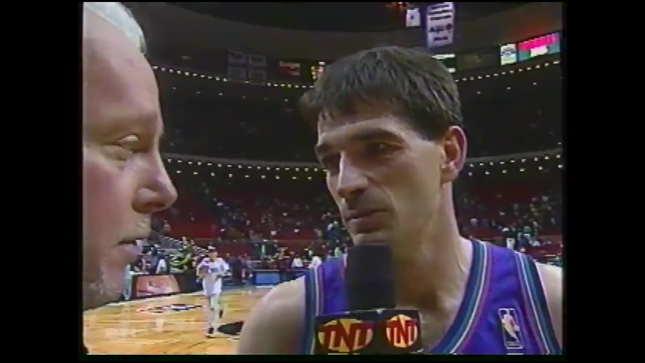 John Stockton 22 Points 15 Ast 4 Stl @ Magic, 1996-97.