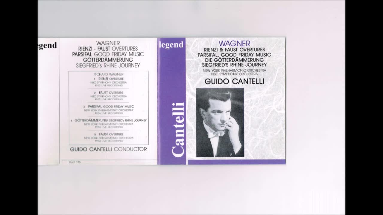 Wagner - “Faust” Overture Cantelli NBC