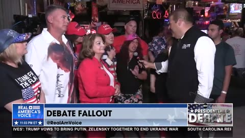 POST DEBATE REACTIONS