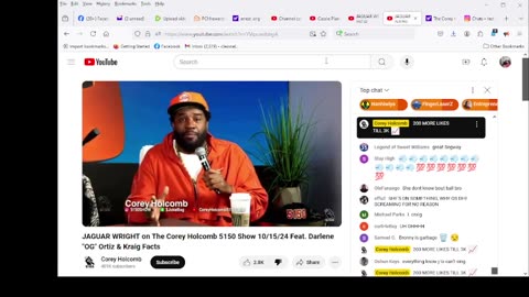 JAGUAR WRIGHT on The Corey Holcomb 5150 Show