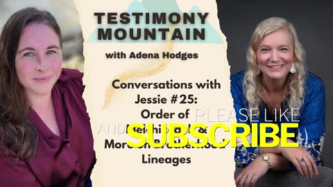 Conversations with Jessie #25 - Order of Melchizedek & Brotherhood Lineages (June 2024)