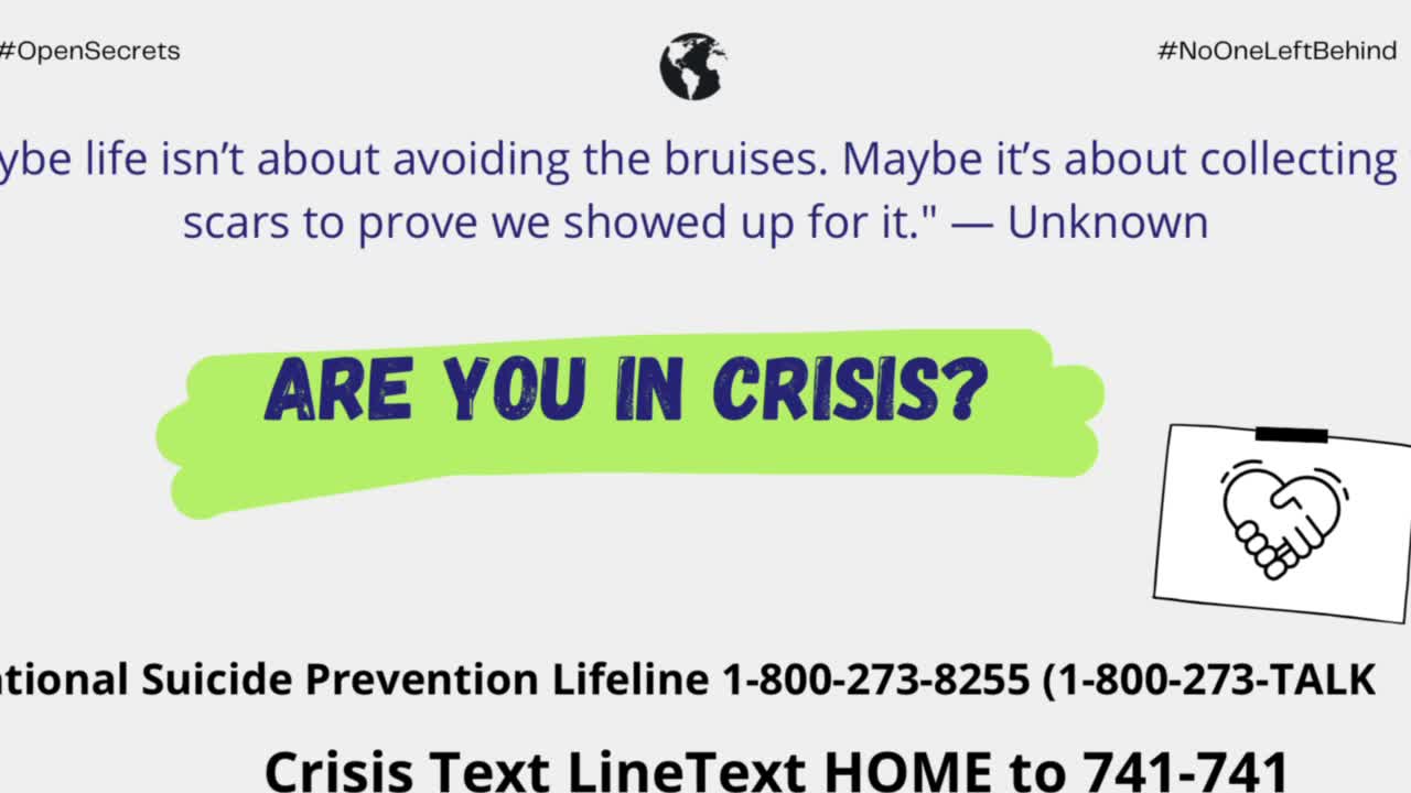 #IsolationKills | Crisis Call YouTuber Made After Being Exiled From Social Media #OpenSecrets