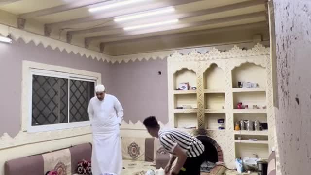 😂عمل نفسه اغمي عليه