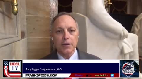 Rep. Andy Biggs Speaks with Steve Bannon on Bannon's War Room