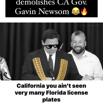 Gov. DeSantis Answers Back against Gov Newsom's Ad