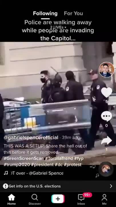 Police are walking away