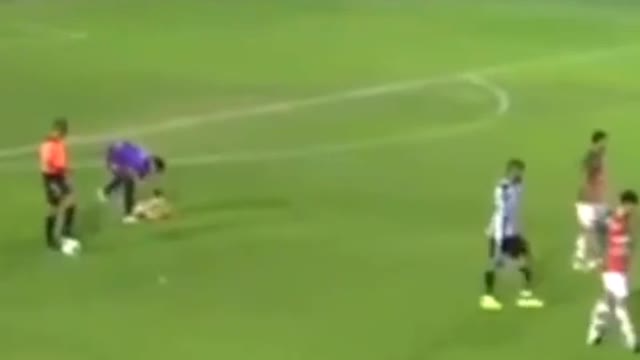 Dog invades #shots football game